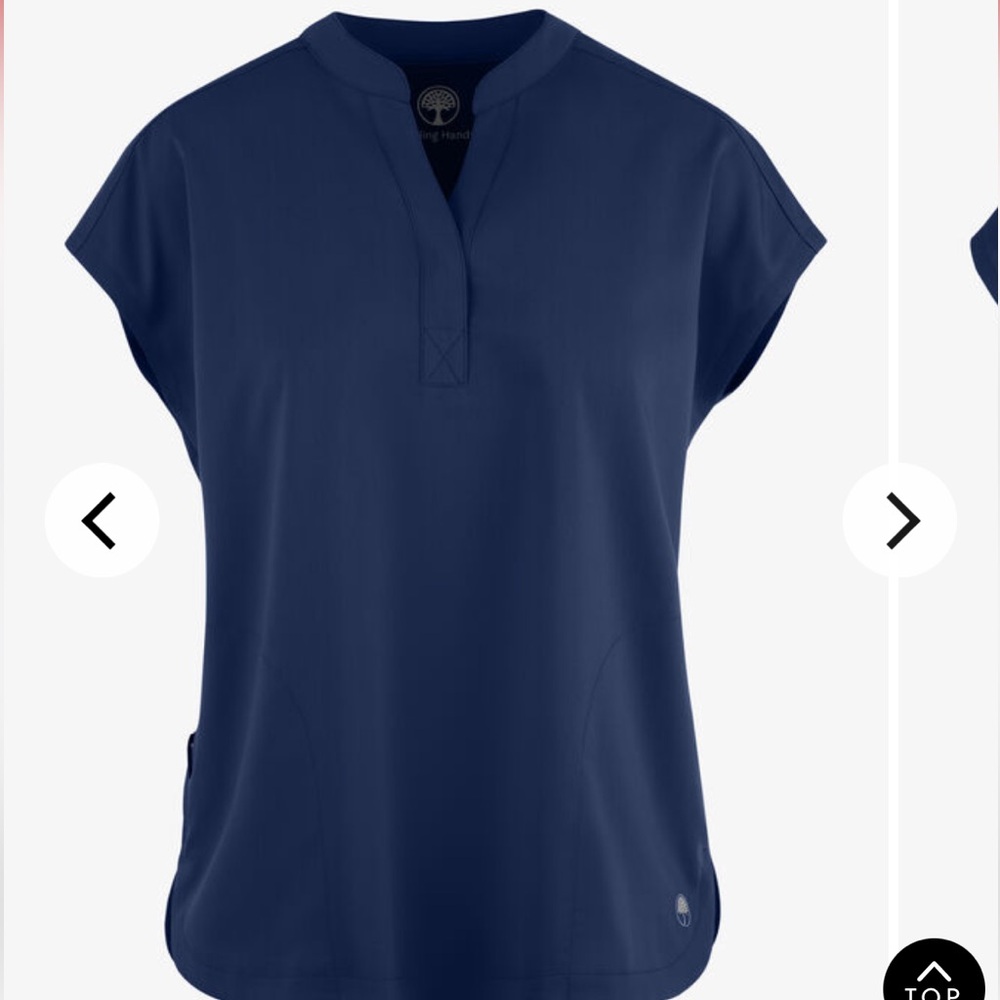 Navy scrub top